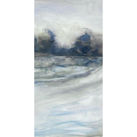 Gloomy Weather 1 Black Modern Wood Framed Art Print with Double Matting by Charest, Doris