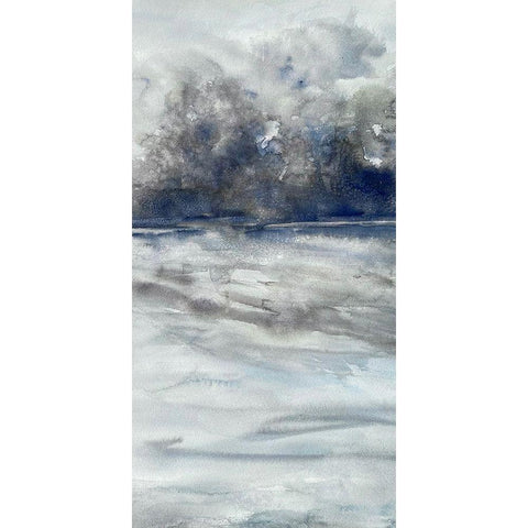 Gloomy Weather 2 White Modern Wood Framed Art Print by Charest, Doris