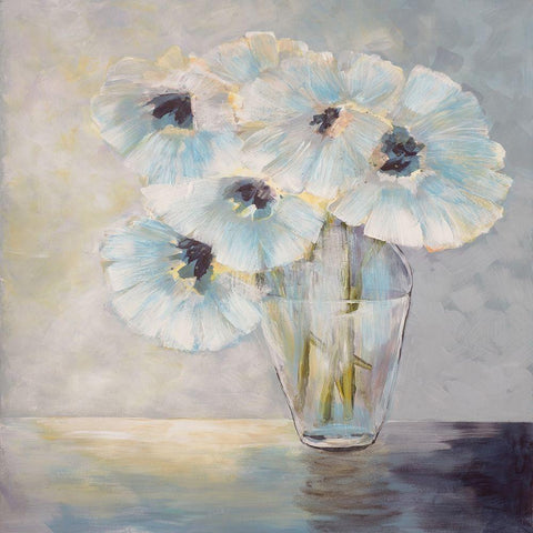 White Sunshine White Modern Wood Framed Art Print by Charest, Doris