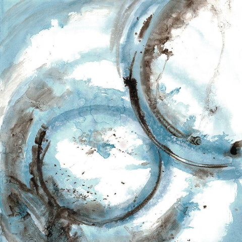 Perigee 2 White Modern Wood Framed Art Print by Charest, Doris