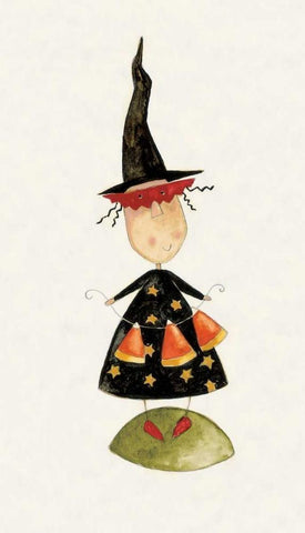 Trixies Treats White Modern Wood Framed Art Print with Double Matting by DiPaolo, Dan