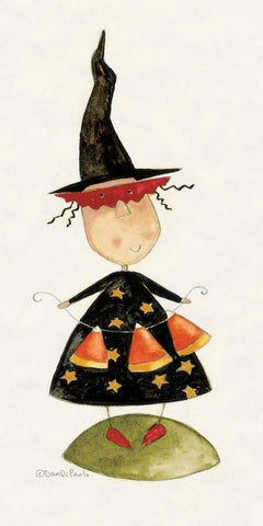 Cutie White Modern Wood Framed Art Print with Double Matting by DiPaolo, Dan