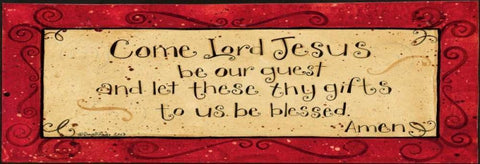 Lord Jesus Black Ornate Wood Framed Art Print with Double Matting by DiPaolo, Dan