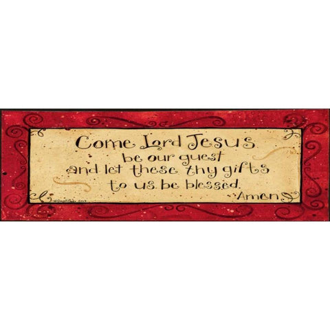Lord Jesus Black Modern Wood Framed Art Print by DiPaolo, Dan