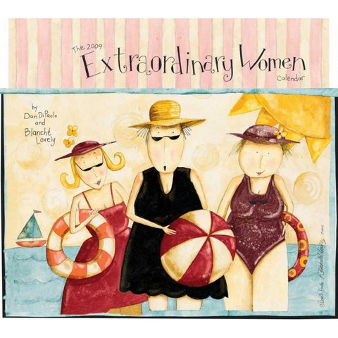 Girlfriends Black Modern Wood Framed Art Print with Double Matting by DiPaolo, Dan