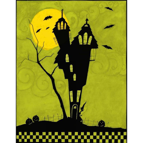 Haunted Gold Ornate Wood Framed Art Print with Double Matting by DiPaolo, Dan