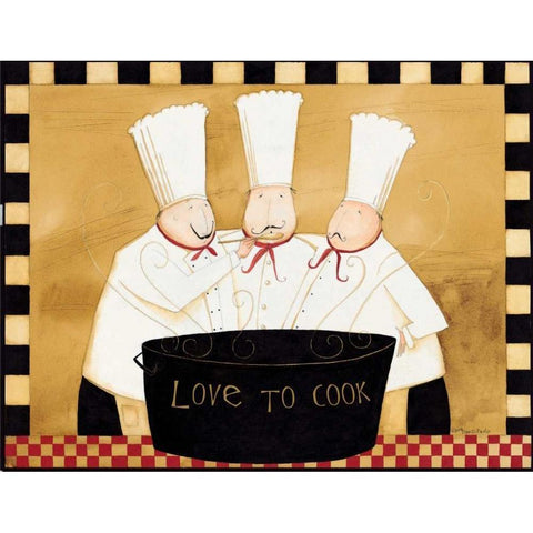 Tasting Chefs Gold Ornate Wood Framed Art Print with Double Matting by DiPaolo, Dan