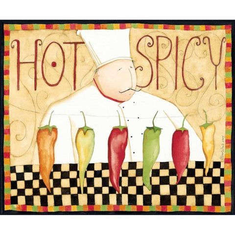 Hot Spice Gold Ornate Wood Framed Art Print with Double Matting by DiPaolo, Dan