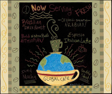 World White Modern Wood Framed Art Print with Double Matting by DiPaolo, Dan