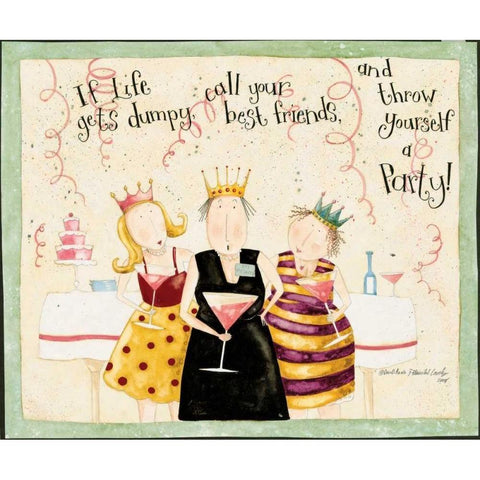 Look At Us Black Modern Wood Framed Art Print with Double Matting by DiPaolo, Dan