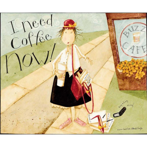 My fix White Modern Wood Framed Art Print by DiPaolo, Dan