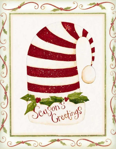 Hat Black Ornate Wood Framed Art Print with Double Matting by DiPaolo, Dan