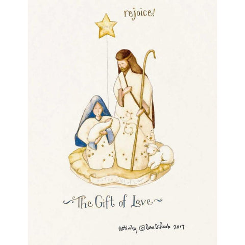 Christmas Star White Modern Wood Framed Art Print by DiPaolo, Dan