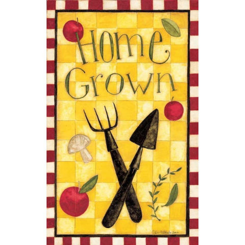 Home Grown Gold Ornate Wood Framed Art Print with Double Matting by DiPaolo, Dan