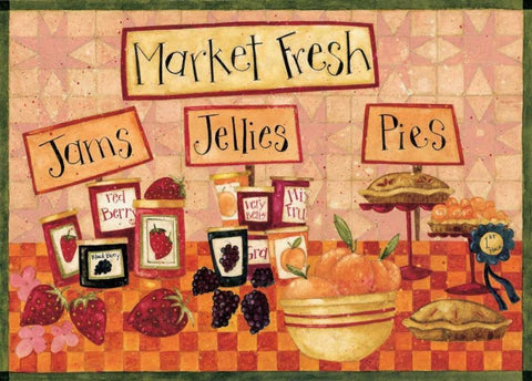 Legacy Market  Fresh Black Ornate Wood Framed Art Print with Double Matting by DiPaolo, Dan