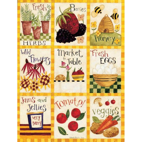 Legacy Market To Table White Modern Wood Framed Art Print by DiPaolo, Dan