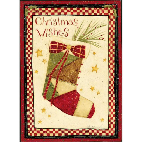 Best Wishes Black Modern Wood Framed Art Print with Double Matting by DiPaolo, Dan