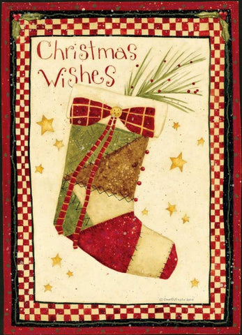 Best Wishes Black Ornate Wood Framed Art Print with Double Matting by DiPaolo, Dan