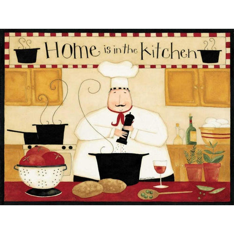 Home Kitchen White Modern Wood Framed Art Print by DiPaolo, Dan