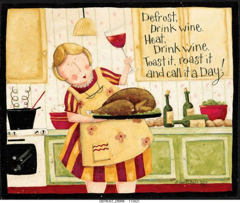 Drink Black Ornate Wood Framed Art Print with Double Matting by DiPaolo, Dan