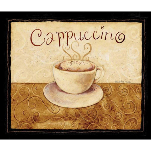 Coffee Shot Gold Ornate Wood Framed Art Print with Double Matting by DiPaolo, Dan