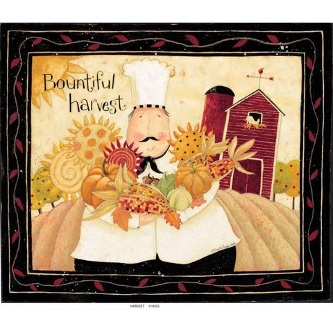 Harvest Black Modern Wood Framed Art Print with Double Matting by DiPaolo, Dan