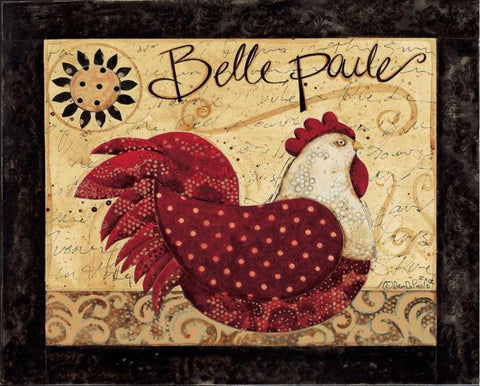 BellePoulet Black Ornate Wood Framed Art Print with Double Matting by DiPaolo, Dan