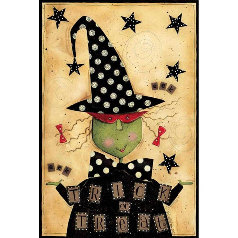 Which Witch Black Modern Wood Framed Art Print with Double Matting by DiPaolo, Dan
