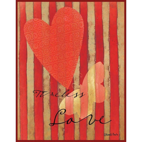 Timeless Love 2 White Modern Wood Framed Art Print by DiPaolo, Dan