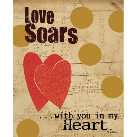 Soars Gold Ornate Wood Framed Art Print with Double Matting by DiPaolo, Dan