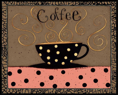 Drink Up Black Ornate Wood Framed Art Print with Double Matting by DiPaolo, Dan