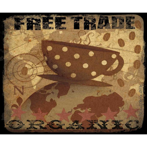 Free Trade Black Modern Wood Framed Art Print with Double Matting by DiPaolo, Dan