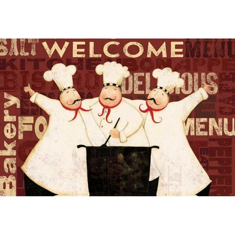 Chef Rug White Modern Wood Framed Art Print by DiPaolo, Dan