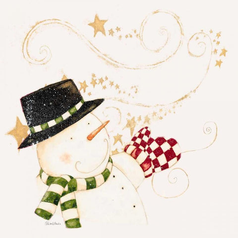 So Cold Gold Ornate Wood Framed Art Print with Double Matting by DiPaolo, Dan