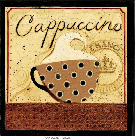 Cappuccino Black Ornate Wood Framed Art Print with Double Matting by DiPaolo, Dan