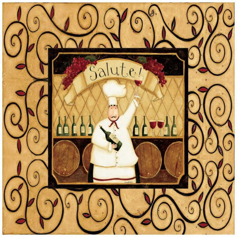 Chef Choice Black Modern Wood Framed Art Print with Double Matting by DiPaolo, Dan