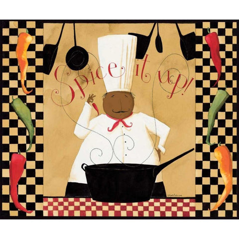 Spice It Up White Modern Wood Framed Art Print by DiPaolo, Dan