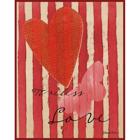 Timeless Love 2 Gold Ornate Wood Framed Art Print with Double Matting by DiPaolo, Dan