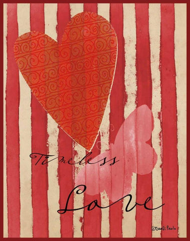 Timeless Love 2 Black Ornate Wood Framed Art Print with Double Matting by DiPaolo, Dan