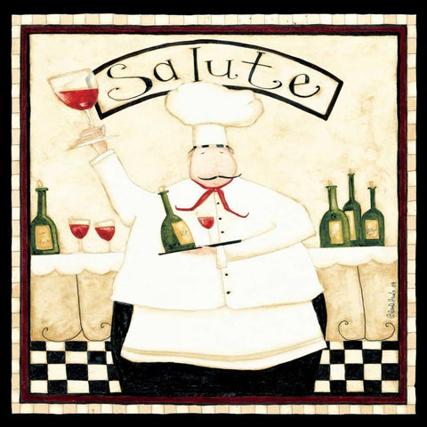 Wine Salute White Modern Wood Framed Art Print by DiPaolo, Dan