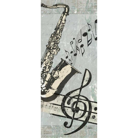 French Notes 2 Gold Ornate Wood Framed Art Print with Double Matting by Stimson, Diane