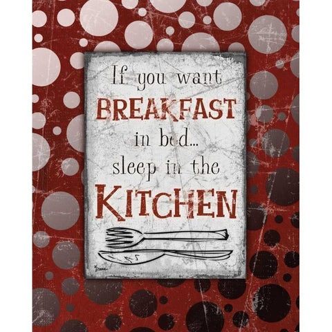 Breakfast Kitchen Gray White Modern Wood Framed Art Print by Stimson, Diane