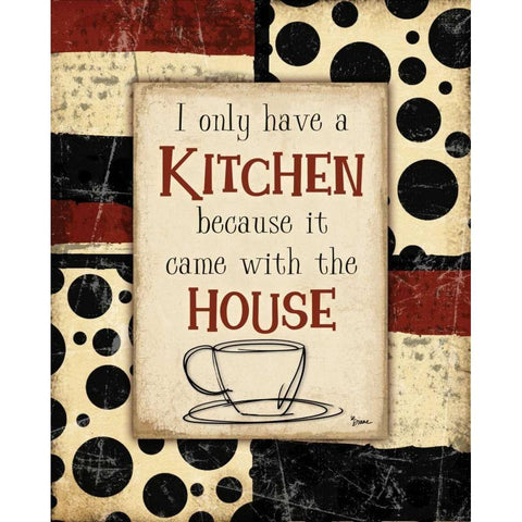 Kitchen House Gold Ornate Wood Framed Art Print with Double Matting by Stimson, Diane