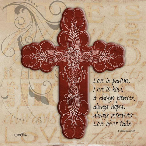 Blingy Cross 1 White Modern Wood Framed Art Print by Stimson, Diane