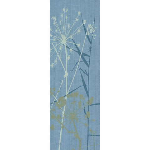 Grasses 1 Black Modern Wood Framed Art Print with Double Matting by Stimson, Diane