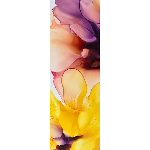 Vibrant Pink Florals 3 White Modern Wood Framed Art Print by Debs, Emma Catherine