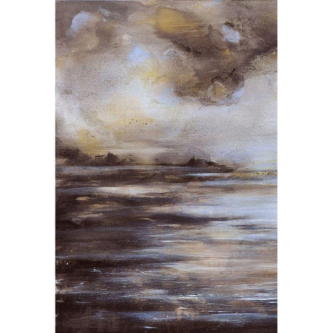 Light and Shadow Black Modern Wood Framed Art Print with Double Matting by Debs, Emma Catherine