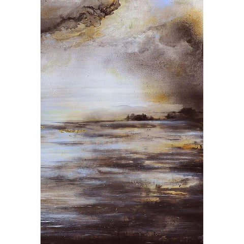 Light and Shadow Black Modern Wood Framed Art Print by Debs, Emma Catherine