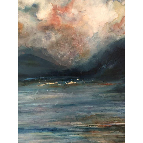 Tryptich 2 White Modern Wood Framed Art Print by Debs, Emma Catherine