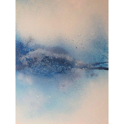 Mysterious Land Black Modern Wood Framed Art Print by Debs, Emma Catherine